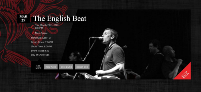 The English Beat [POSTPONED] at Culture Room