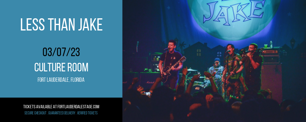 Less Than Jake at Culture Room