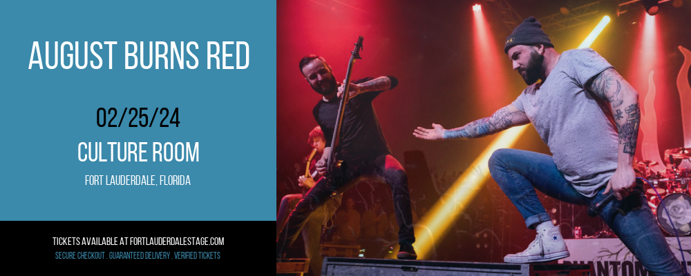 August Burns Red at Culture Room